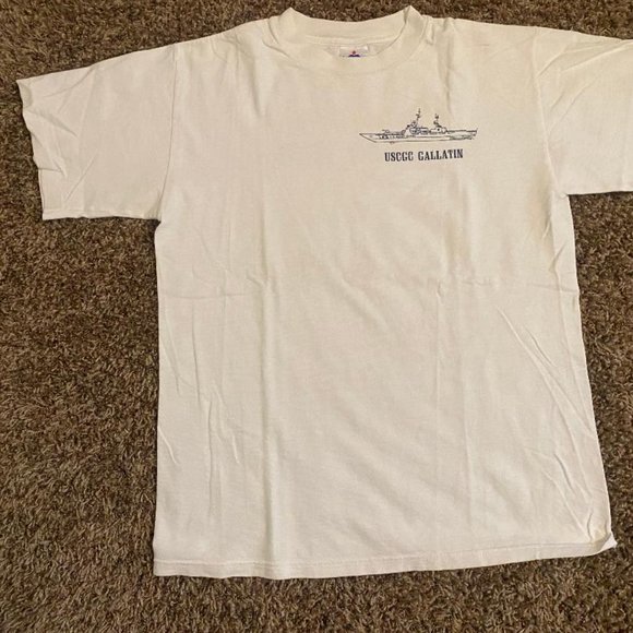 USCGC GALLATIN "Around the World" cruise T-shirt - Picture 1 of 2